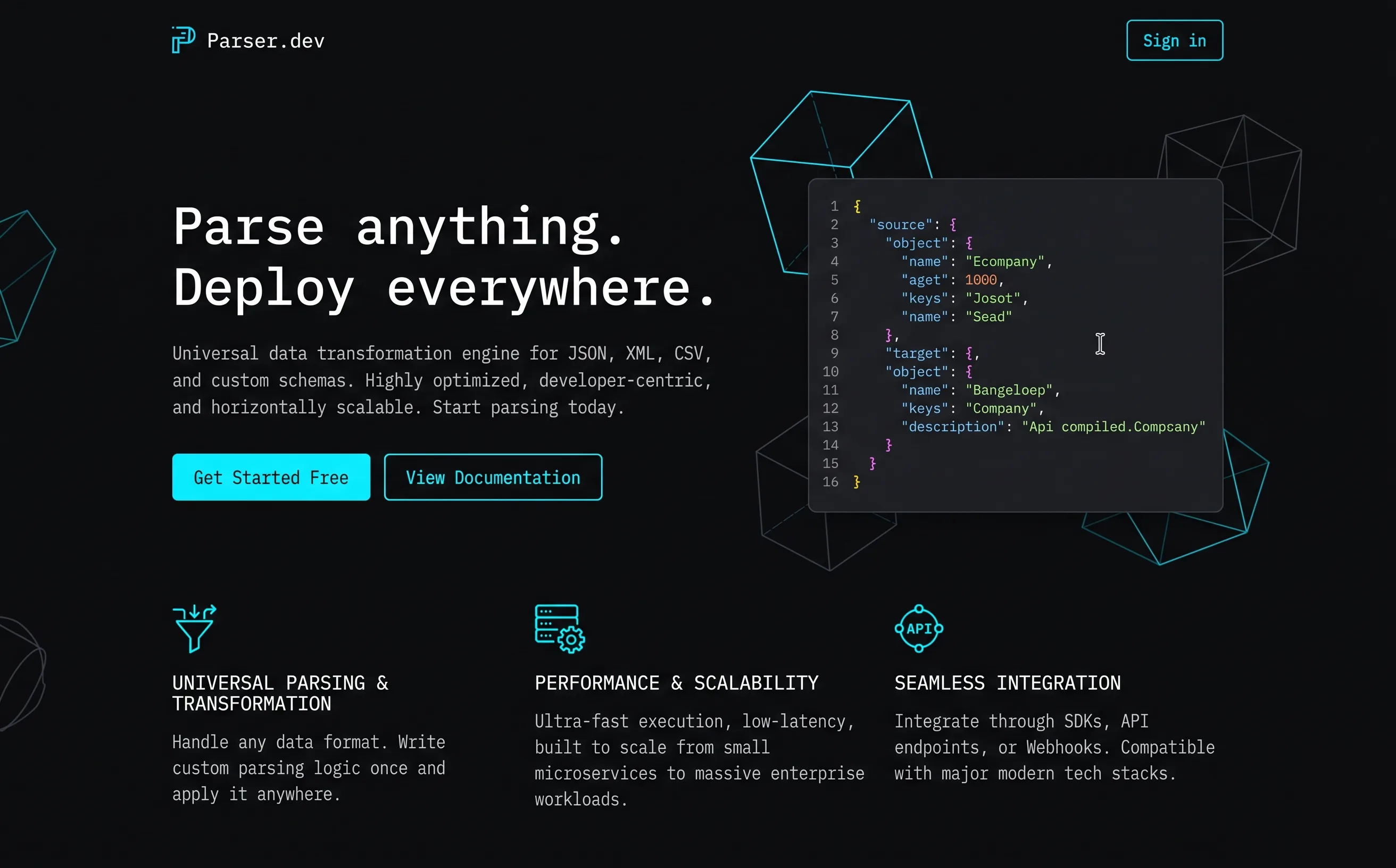 Parser.dev