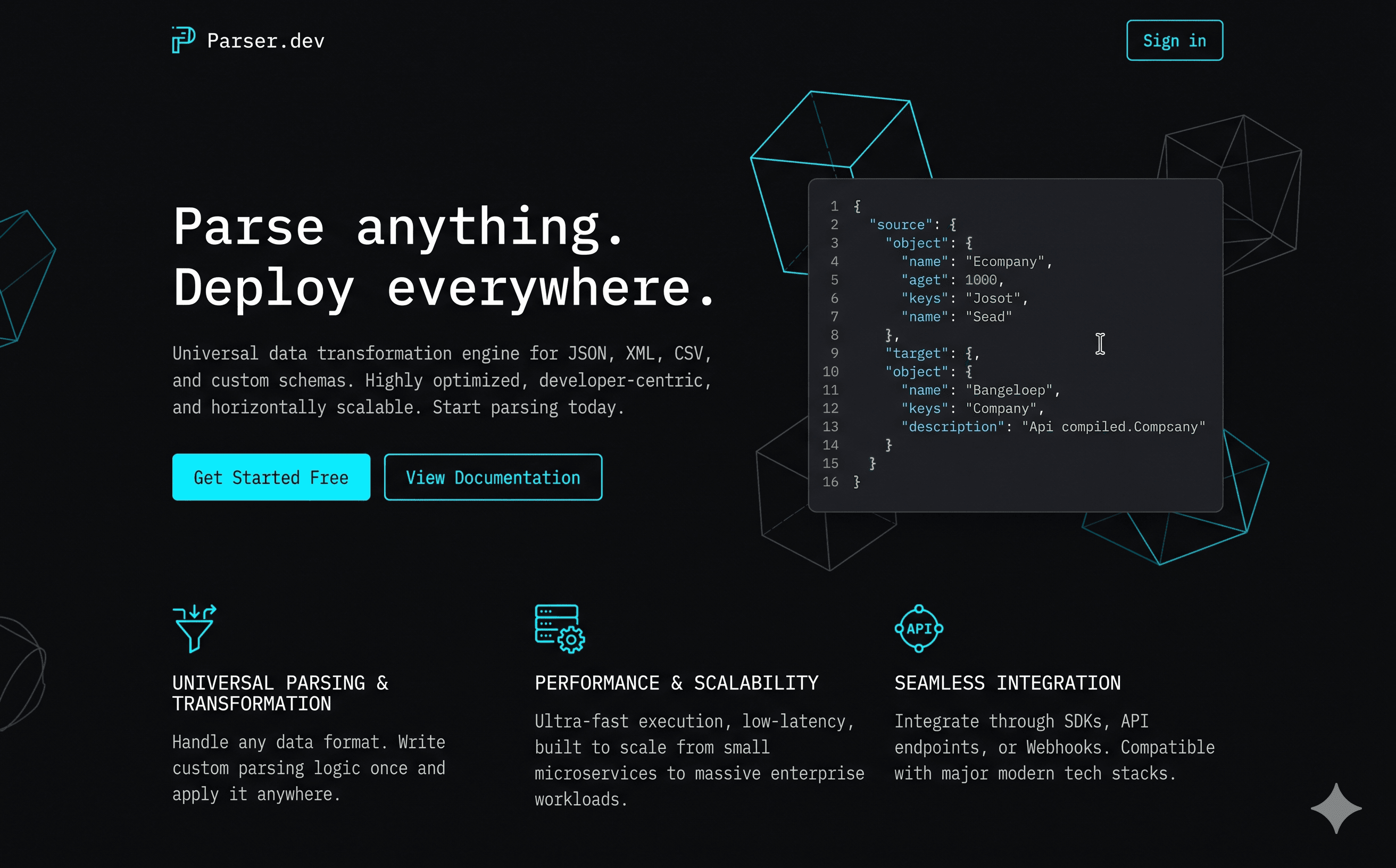 Parser.dev